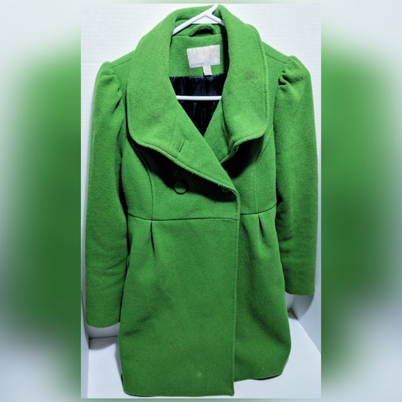 SOLD in BUNDLE Green Peacoat - Picture 2 of 5